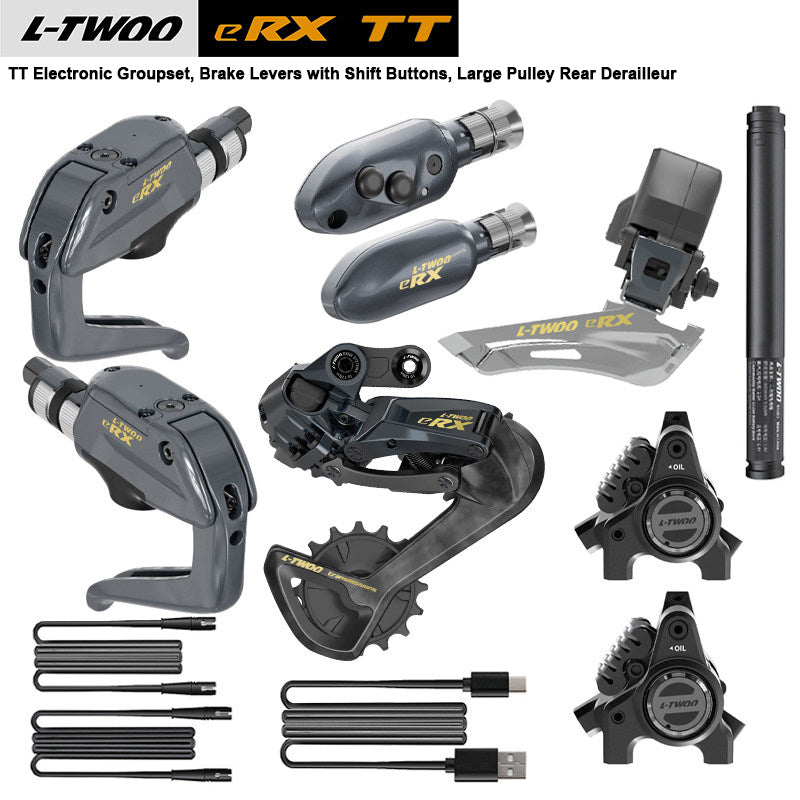 L-TWOO ERX TT Wireless Electronic Groupset for Triathlon & Time Trial Bikes