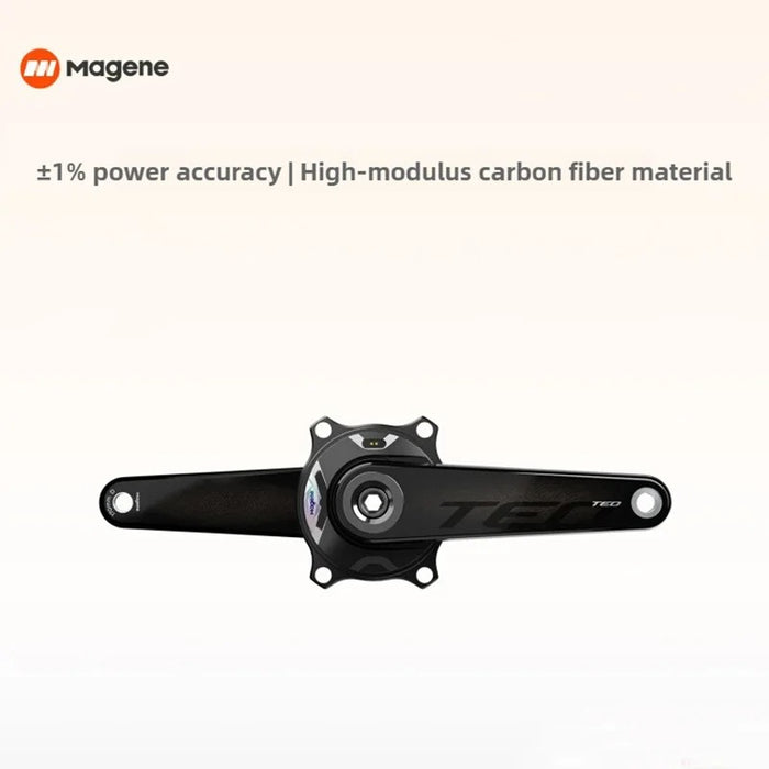 Magene TEO P515 Carbon Power Meter Crankset | ±1% Accuracy, 425g Lightweight & ANT+ Bluetooth