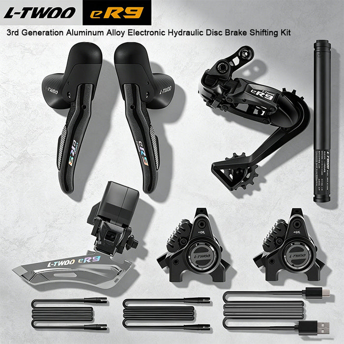 L-TWOO ER9 Wireless Electronic Road Bike Groupset Hydraulic Disc Brake System