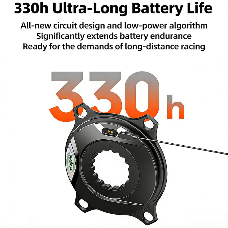 Magene TEO P515 Carbon Power Meter Crankset | ±1% Accuracy, 425g Lightweight & ANT+ Bluetooth