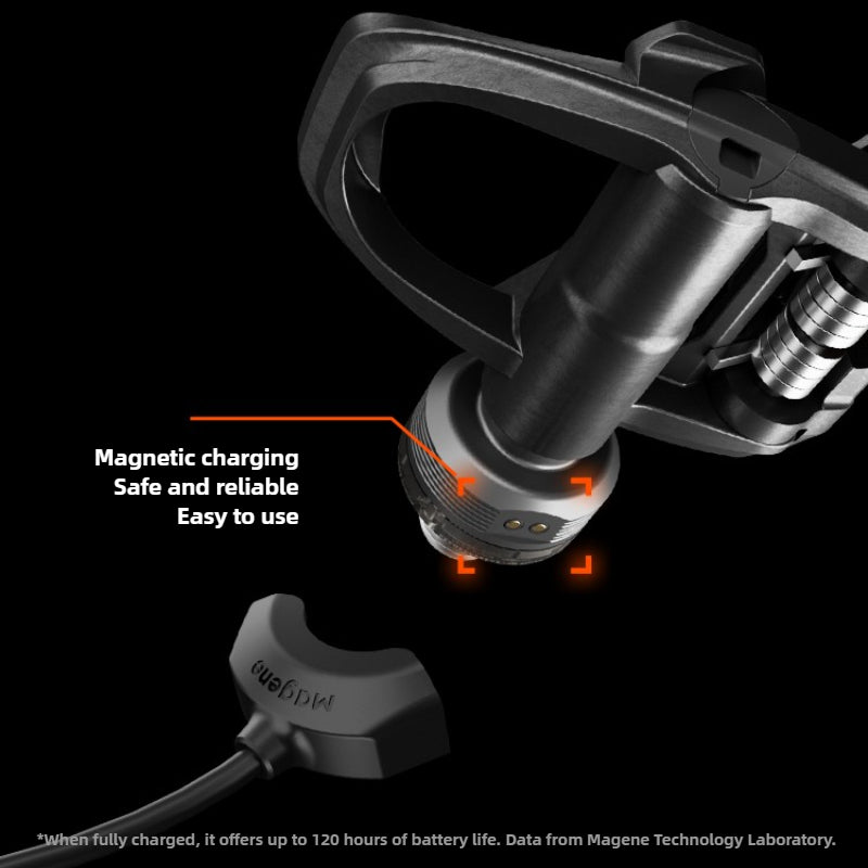 Magene P715 Power Meter Pedals | ±1% Accuracy, ANT+ Bluetooth, SPD-SL Compatible