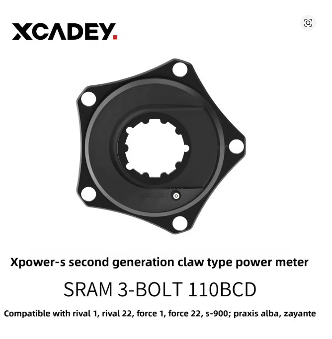 XCADEY Power Meter | ±1% Accuracy ANT+ Bluetooth Cycling Power Meter for Road & Gravel Bikes