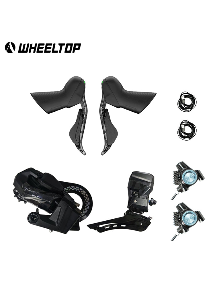 WHEELTOP Oversized Pulley Electronic Road Bike Groupset Hydraulic Disc Brake