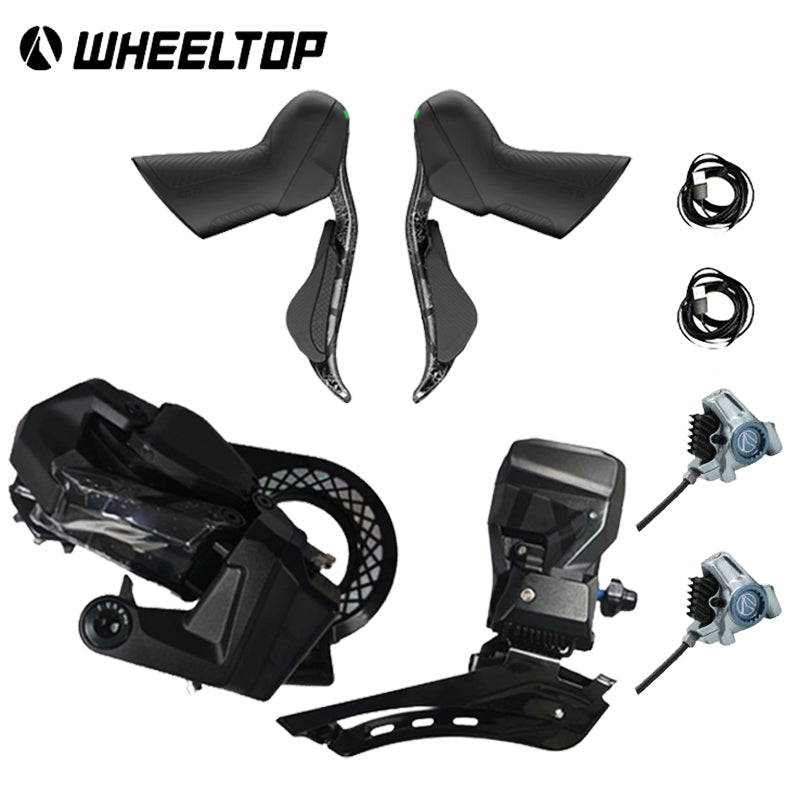 WHEELTOP Oversized Pulley Electronic Road Bike Groupset Hydraulic Disc Brake