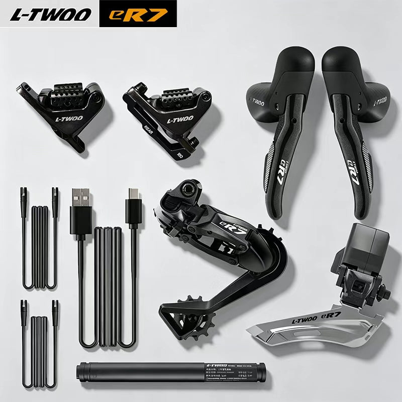 L-TWOO ER7 Wireless Electronic Road Bike Groupset Hydraulic Disc Brake New & Classic Caliper Options