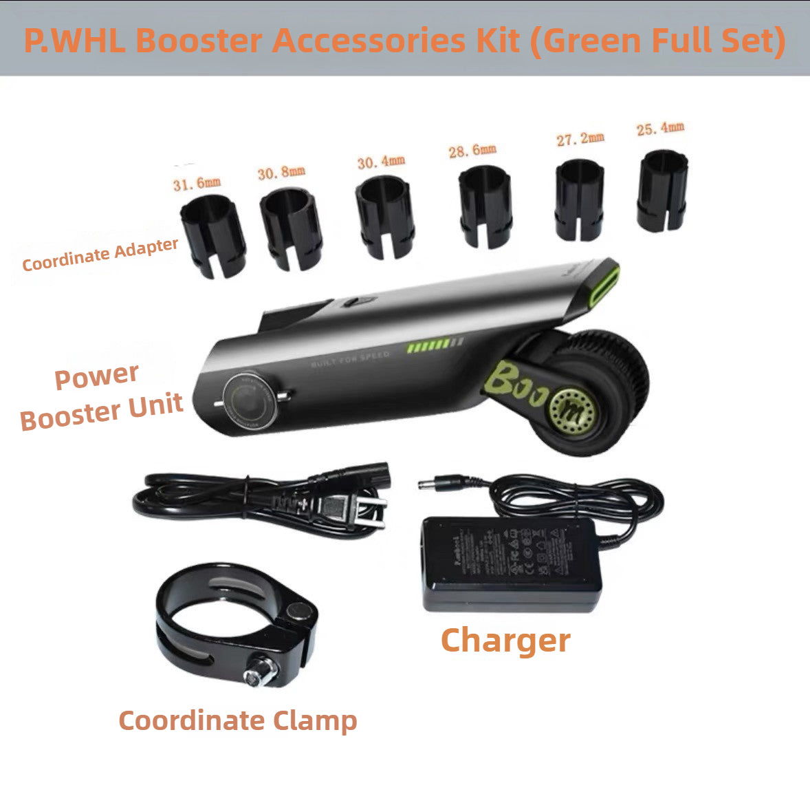 PWHOOL Electric Bike Conversion Kit for Road, Gravel & MTB | 200W Motor, 3.2kg Lightweight