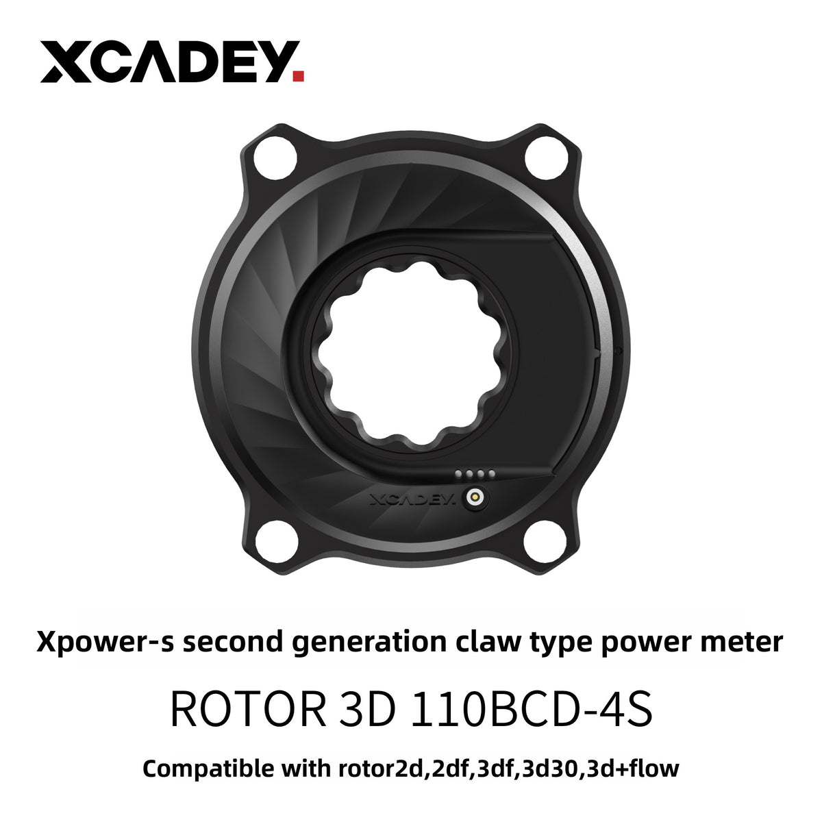 XCADEY Power Meter | ±1% Accuracy ANT+ Bluetooth Cycling Power Meter for Road & Gravel Bikes