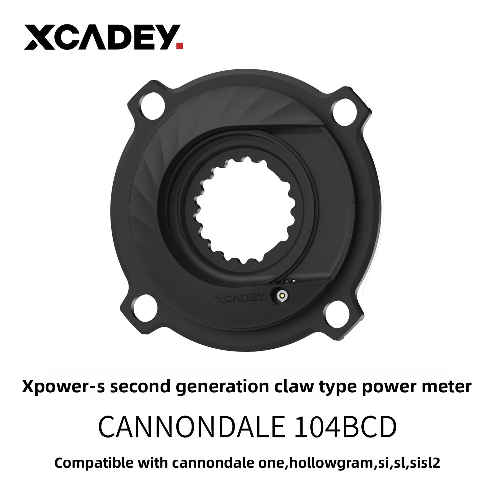 XCADEY Power Meter | ±1% Accuracy ANT+ Bluetooth Cycling Power Meter for Road & Gravel Bikes