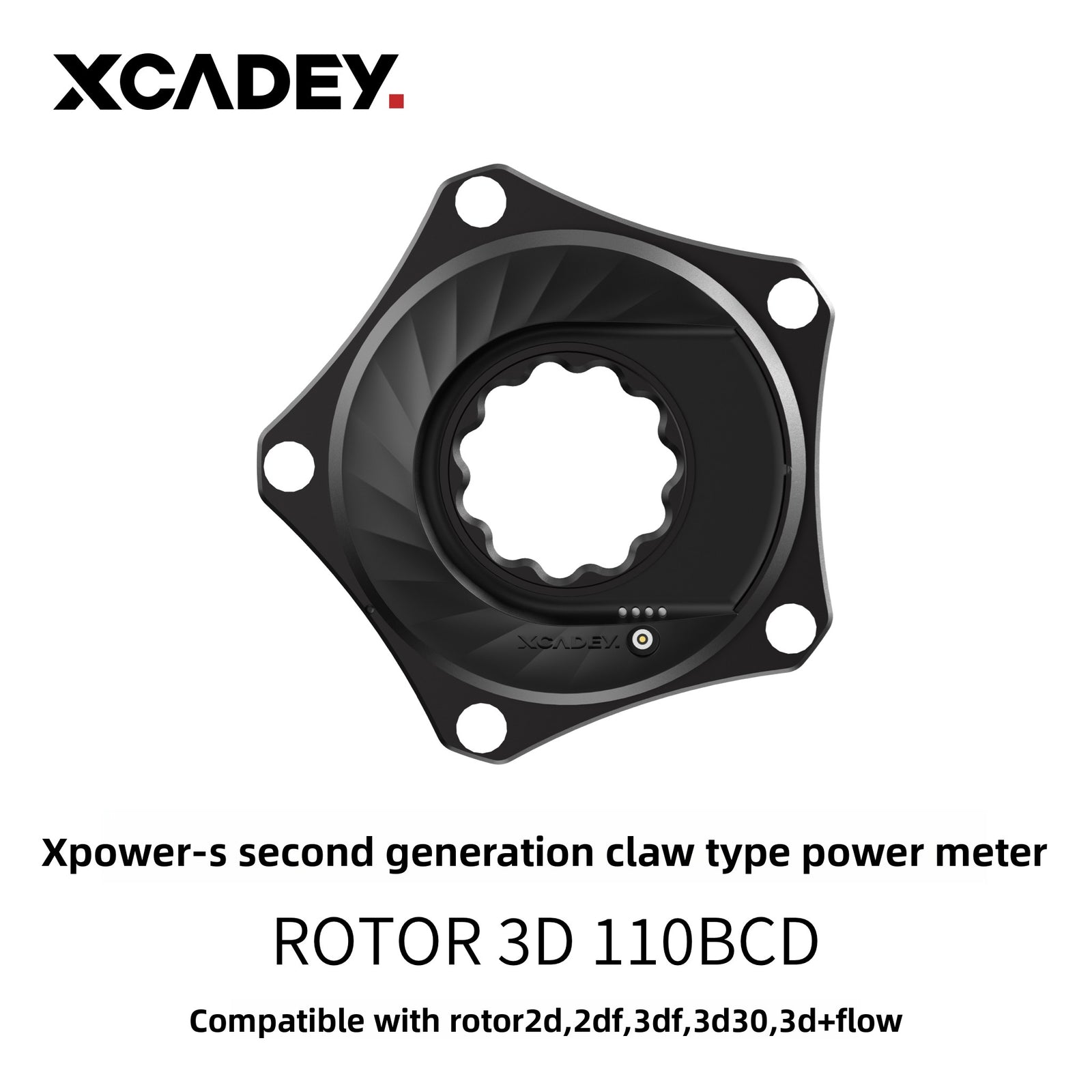 XCADEY Power Meter | ±1% Accuracy ANT+ Bluetooth Cycling Power Meter for Road & Gravel Bikes