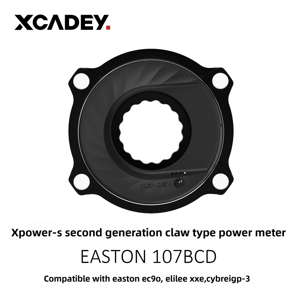 XCADEY Power Meter | ±1% Accuracy ANT+ Bluetooth Cycling Power Meter for Road & Gravel Bikes