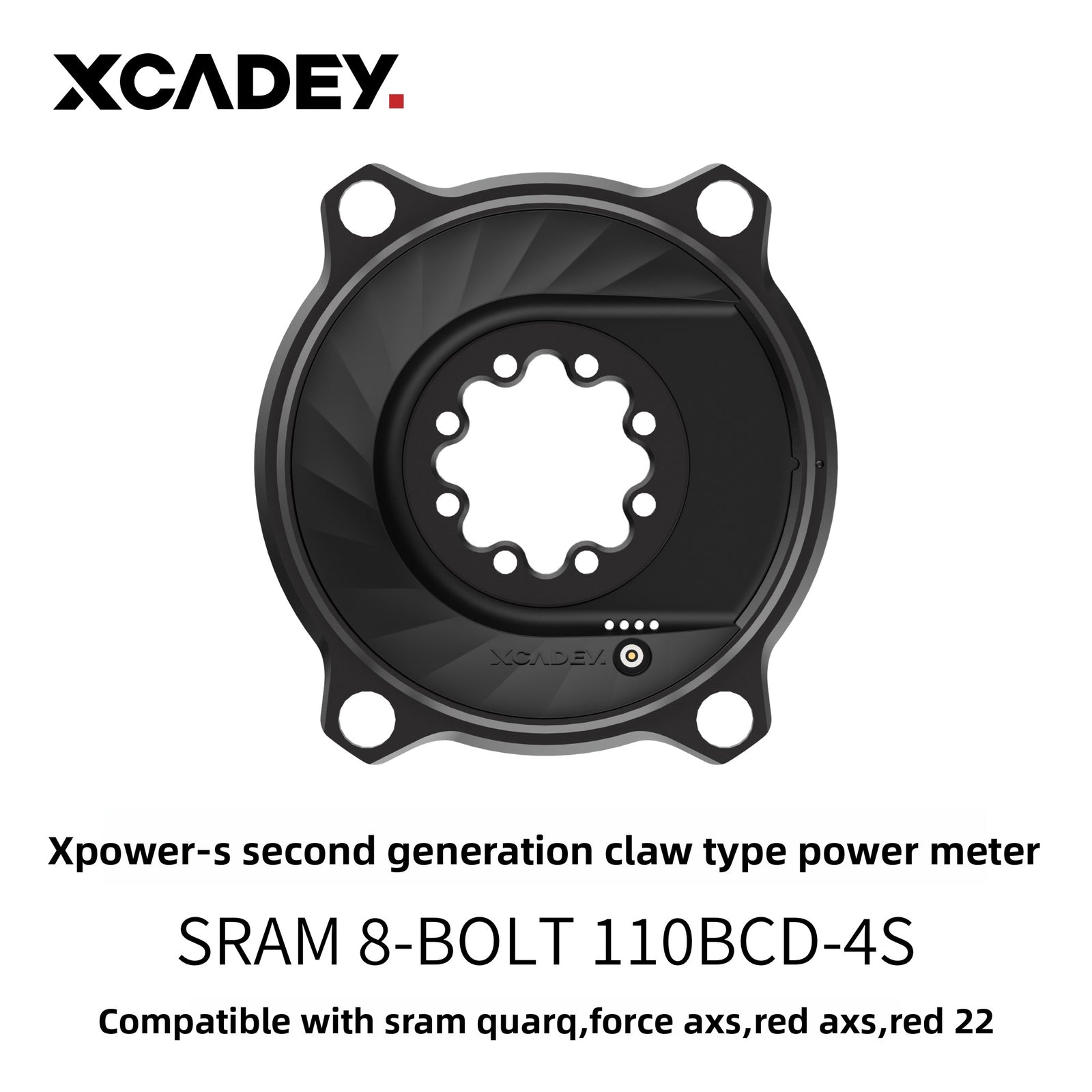 XCADEY Power Meter | ±1% Accuracy ANT+ Bluetooth Cycling Power Meter for Road & Gravel Bikes
