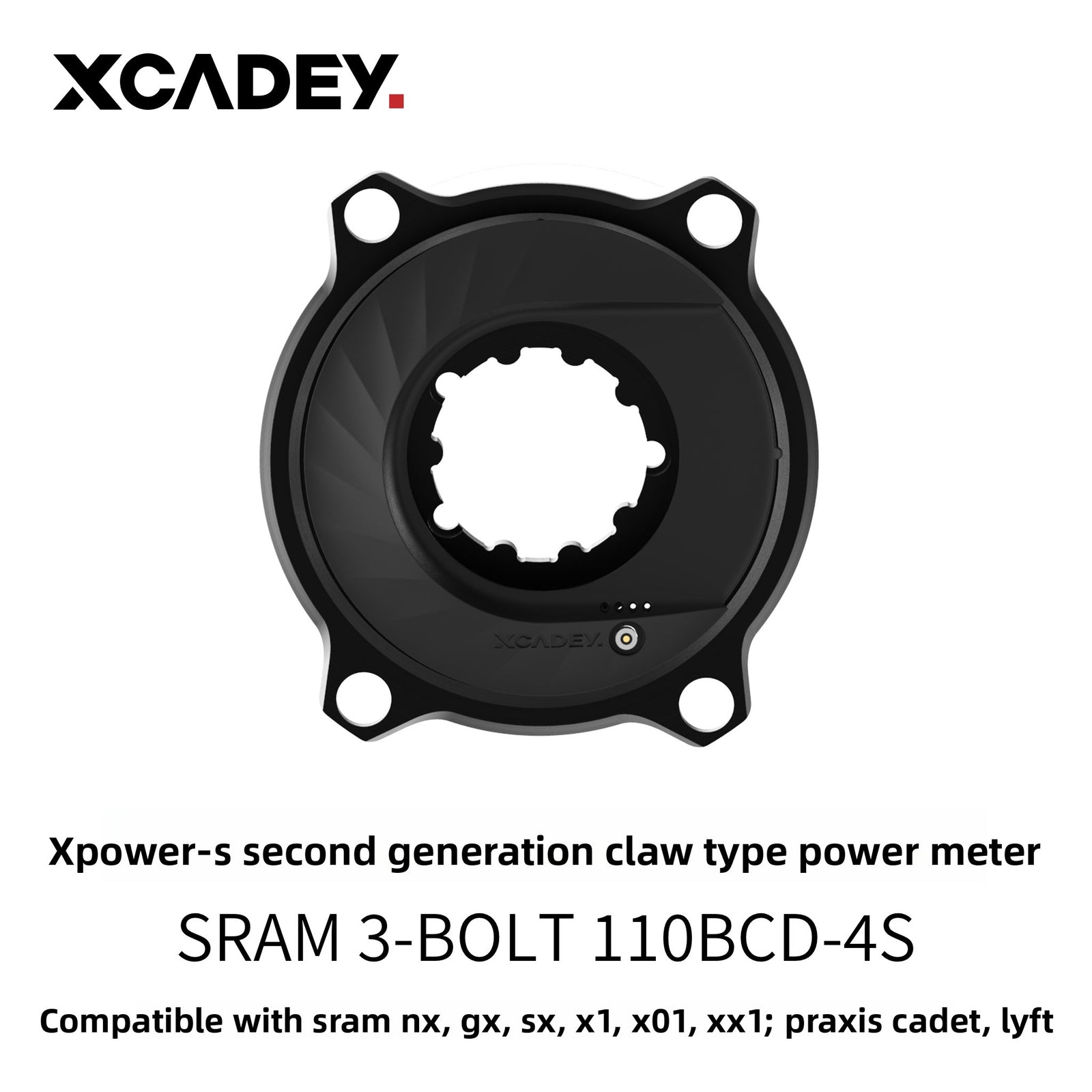 XCADEY Power Meter | ±1% Accuracy ANT+ Bluetooth Cycling Power Meter for Road & Gravel Bikes