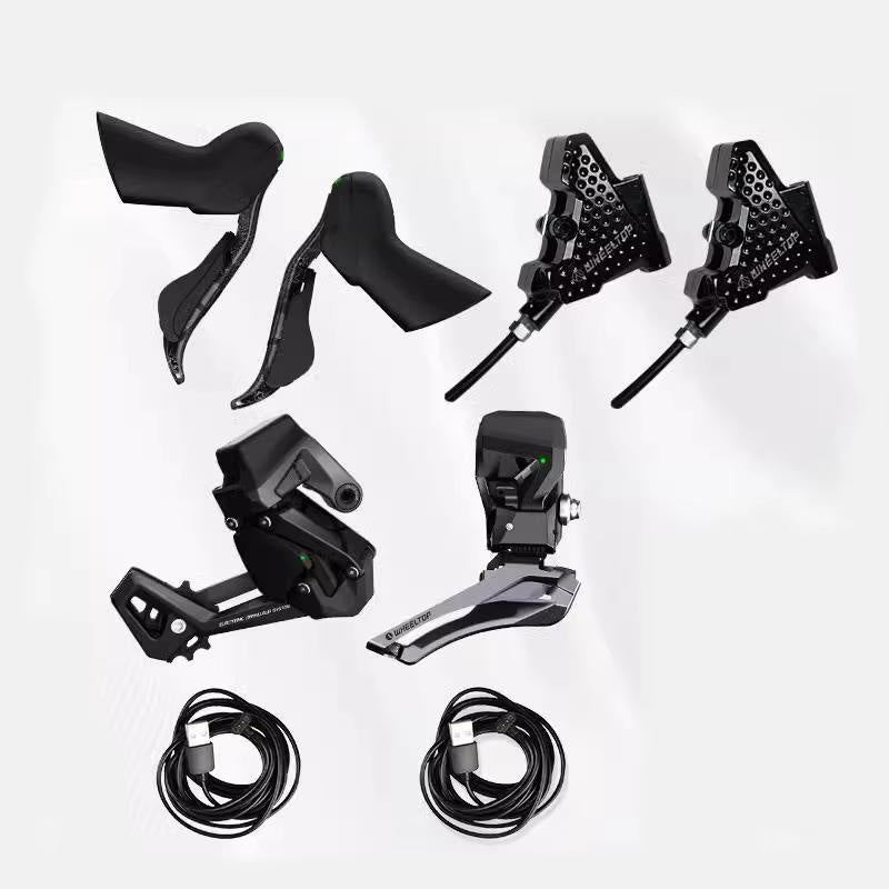 WHEELTOP 7000 Carbon Fiber Electronic Road Bike Groupset Hydraulic Disc Brake  7800 / 7800 Pro