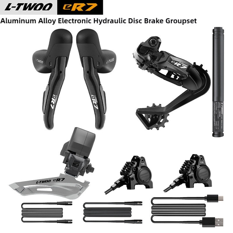 L-TWOO ER7 Wireless Electronic Road Bike Groupset Hydraulic Disc Brake New & Classic Caliper Options