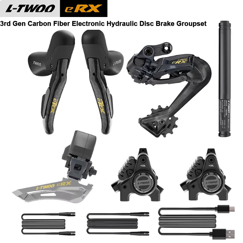 L-TWOO eRX Electronic Road Bike Groupset with Hydraulic Disc Brakes
